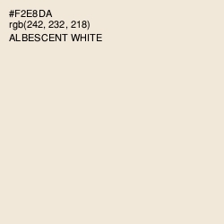 #F2E8DA - Albescent White Color Image